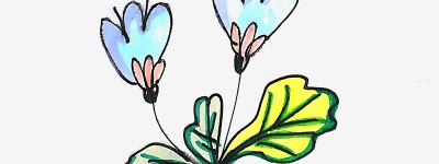 创意彩色简笔画花草怎么画
