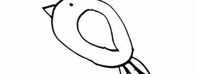 简单卡通小鸟简笔画画法图片步骤