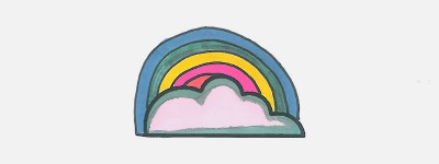 云彩手绘画图片大全 简单漂亮儿童画云朵怎么画