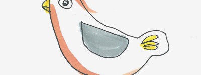 7一8岁儿童美术画 创意彩色简笔画鸽子怎么画