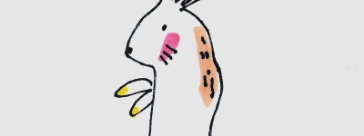 小白兔画画图片实用彩色儿童画小白兔的画法