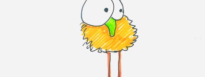 小学生优秀图画过程大全 漂亮儿童画小鸟怎么画