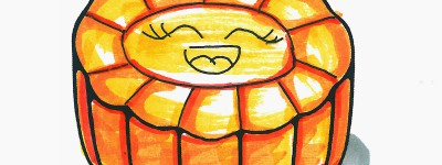 月饼简笔画作品大全 超简单简笔画月饼怎么画