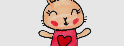 兔子简笔画学画大全 漂亮彩色简笔画兔子怎么画