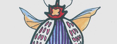 8一12岁画画详细过程 一步一步彩色简笔画小瓢虫怎么画