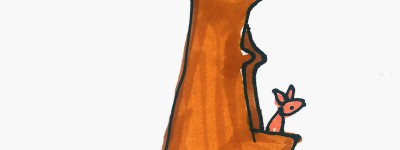 简单漂亮彩色儿童画袋鼠的画法