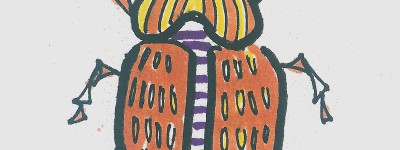 二年级儿童美术步骤大全 简单入门简笔画瓢虫的画法