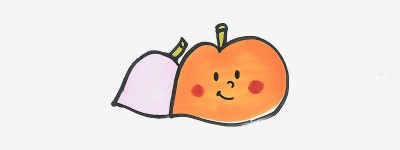 5～6岁中难度画画详细过程一等奖 实用简笔画桃子怎么画