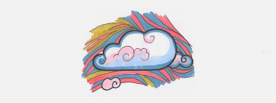 1~6年级儿童手绘画过程第一名 简单又好看简笔画云朵的画法