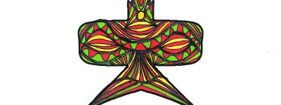 1一9岁少儿美术画图解教程第一名 可爱彩色简笔画风筝的画法