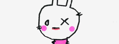 12岁中难度美术画图解 简单彩色儿童画兔子怎么画