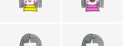 3到5岁画画一等奖 最简单入门简笔画女孩的画法