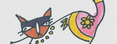 8一9岁美术大全 超简单图画简笔画猫的画法