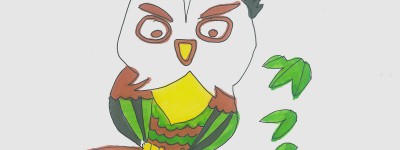 一二三年级学画详细过程 漂亮简笔画猫头鹰怎么画