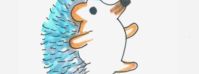 8一12岁孩子绘画步骤 好看简笔画刺猬怎么画
