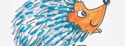 1～6年级儿童画过程 可爱小学生简笔画刺猬的画法