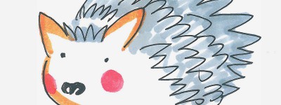 一二三年级手绘画大全 漂亮简笔画刺猬的画法