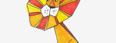 7-12岁美术画大全 超简单彩色简笔画狮子怎么画