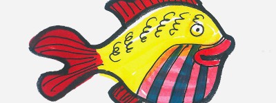 实用小学生简笔画热带鱼怎么画
