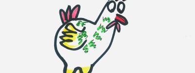 七八岁儿童画优秀作品 鸡怎么画好看