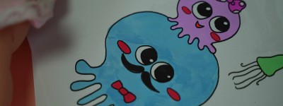 可爱卡通八爪鱼简笔画画法图片步骤