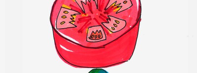 8一9岁幼儿儿童画过程 实用彩色简笔画西红柿的画法