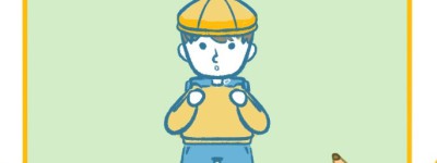 上学的男孩简笔画