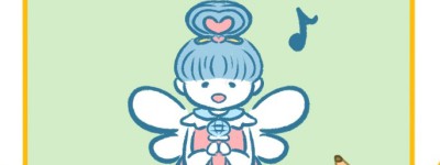 小女孩拿话筒唱歌简笔画