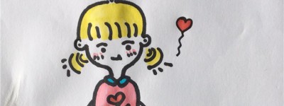 小女孩头像简笔画