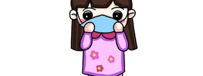 戴口罩的小女孩简笔画怎么画