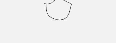 可爱甜美女孩简笔画