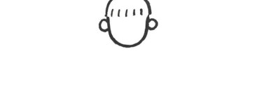 儿童画跳绳的小女孩简笔画