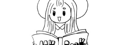 小女孩看书