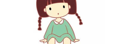 两张漂亮可爱的小女孩简笔画
