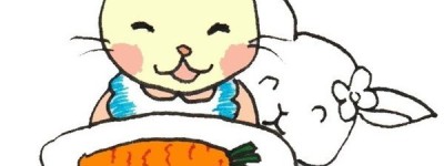 小白兔的简笔画
