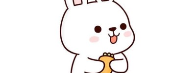 抱着胡萝卜的小兔子简笔画