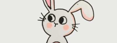 小白兔怎么画简单好看