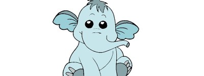 简单的大象简笔画