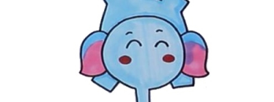 小学生画大象怎么画
