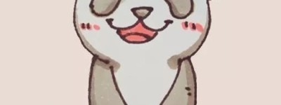 开心的大熊猫简笔画