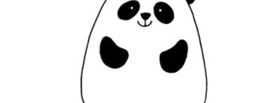 可爱的熊猫简笔画