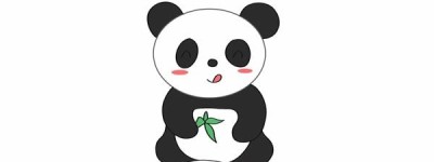 大熊猫怎么画简笔画