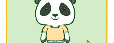 可爱的卡通熊猫简笔画