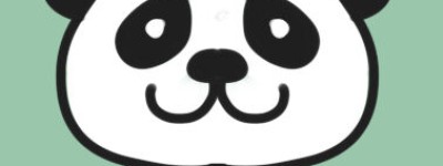 可爱的胖熊猫简笔画