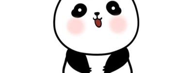 戴圣诞帽的熊猫简笔画