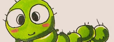 简笔画之毛毛虫