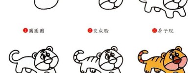 老虎简笔画动物