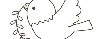 可爱的鸽子画法