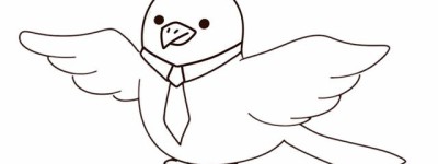 可爱的卡通鸽子简笔画图片
