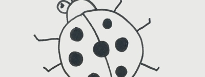 七星瓢虫的画法